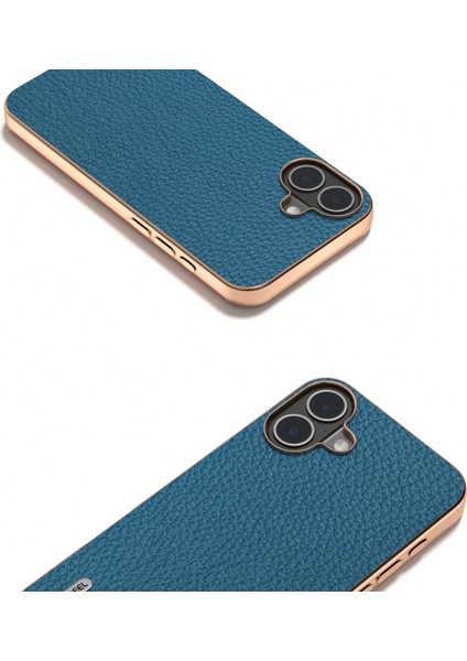 iPhone 16 Plus Için Abe Kaplama Litchi Doku Kılıfı (Yurt Dışından) fırsatları