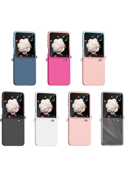 Honor Magic V Flip Için Degrade Renkli Cilt Fe Telefon Kılıfı (Yurt Dışından) fiyatları