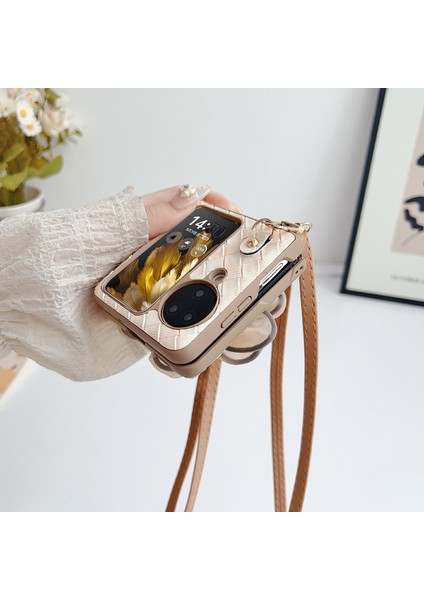 Oppo Find N3 Flip Için Renkli Dokuma Iplik Çiçek Kılıfı (Yurt Dışından) modelleri