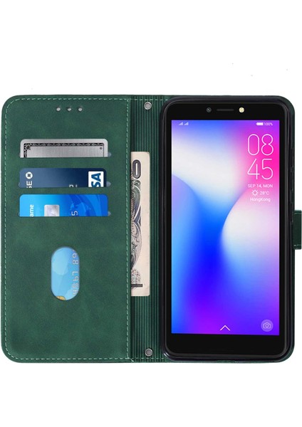 Tecno Pop 2f Için Crossbody Deri Kılıf (Yurt Dışından) fırsatları