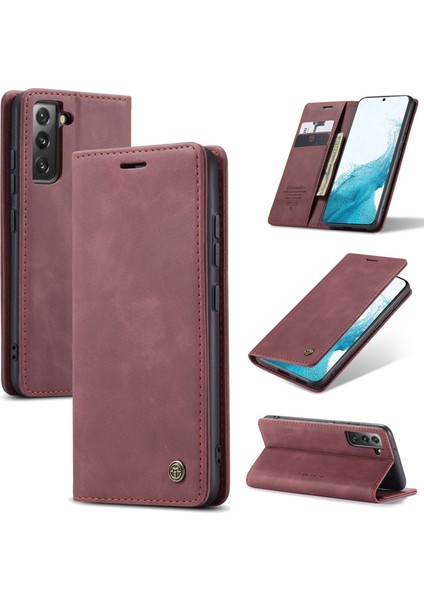Samsung Galaxy S22+ Için Deri Kılıf (Yurt Dışından)