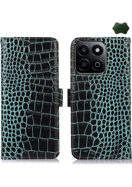 Honor Play 60 Plus / 200 Smart Için Timsah Dokulu Pu Kılıf (Yurt Dışından)