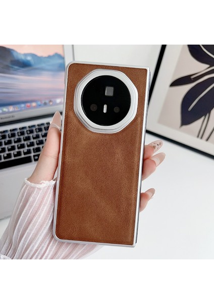 Honor Magic V3 Için Metalik Boya Pu Kılıf (Yurt Dışından) fırsatları