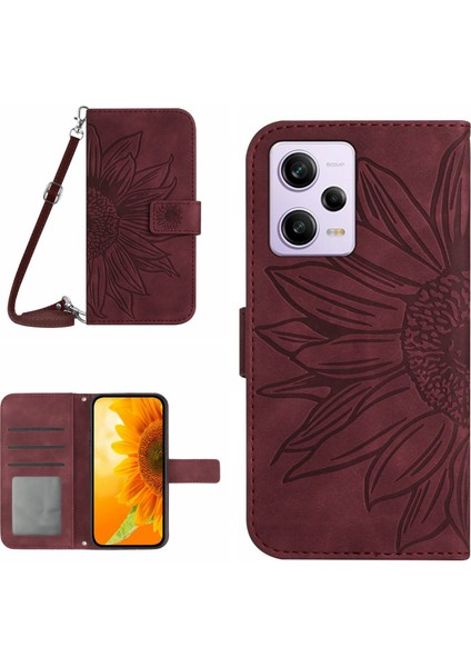 Xiaomi Redmi Note 12 Pro 5g Çin Için Pu Telefon Kılıfı (Yurt Dışından)