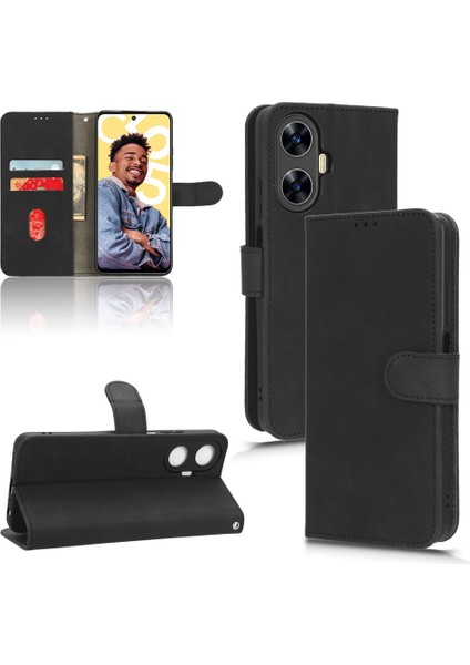 Realme C55 Için Skin Fe Deri Kılıf (Yurt Dışından)