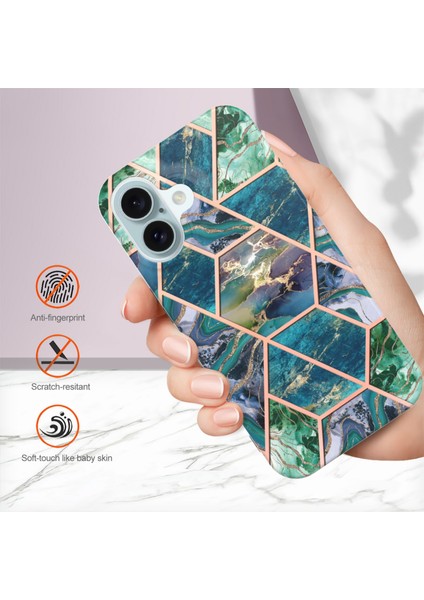 iPhone 16 Için Mermer Tpu Kılıf (Yurt Dışından) modelleri