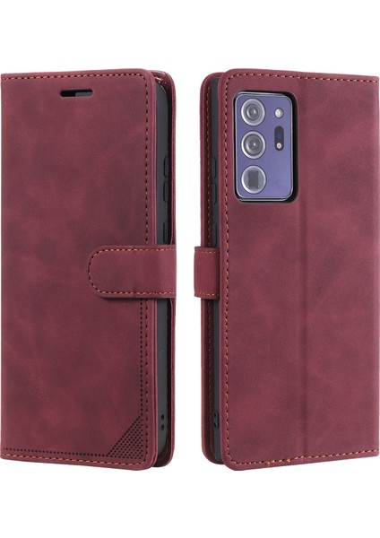 Samsung Galaxy NOTE20 Ultra Için Hırsızlığa Karşı Fırçalı Pu Kılıf (Yurt Dışından) modelleri