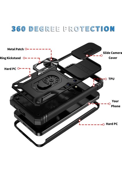 Samsung Galaxy S25+ 5g Için Kayar Camshid Telefon Kılıfı (Yurt Dışından) fiyatları