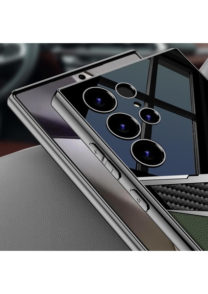 Samsung Galaxy S23 Ultra 5g Için Gkk Kaplama Gelecek Pu Kılıf (Yurt Dışından) modelleri