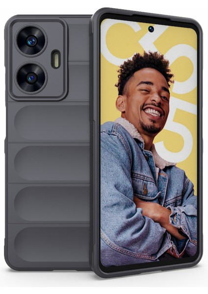 Realme C55 4g Için Tpu + Flann Telefon Kılıfı (Yurt Dışından)