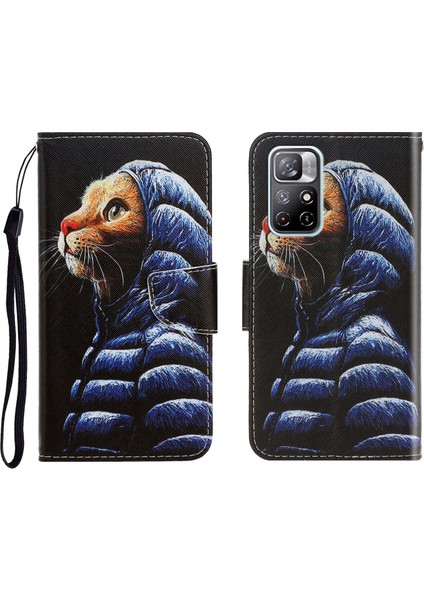 Xiaomi Redmi Note 11 Global Için Renkli Çizim Telefon Kılıfı (Yurt Dışından)