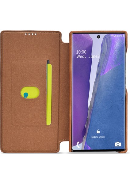 Samsung Galaxy NOTE20 Ultra Deri Kılıf Için (Yurt Dışından) fırsatları