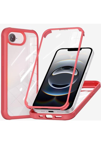 iPhone 16E Için Çift Taraflı Plastik Gl Telefon Kılıfı (Yurt Dışından)