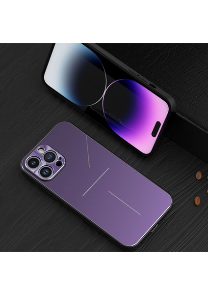 iPhone 14 Pro Için R-Just RJ52 Metal Tpu Telefon Kılıfı (Yurt Dışından)