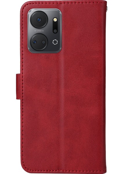 Honor X7A Için Buzağı Dokulu Pu Kılıf (Yurt Dışından) modelleri