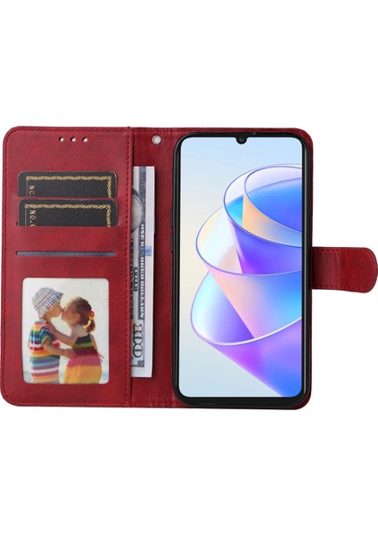 Honor X7A Için Buzağı Dokulu Pu Kılıf (Yurt Dışından) fırsatları