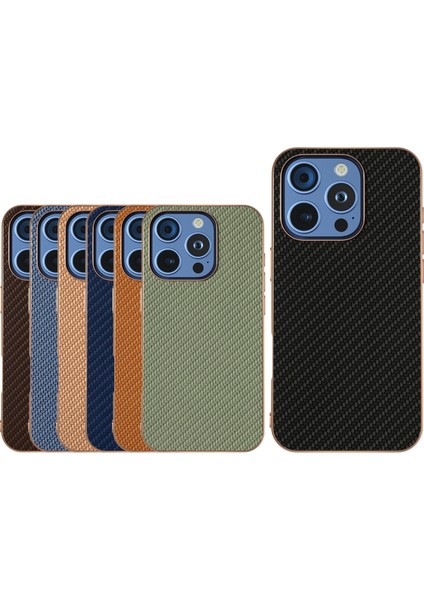 iPhone 16 Pro Için Karbon Fiber Dokulu Kılıf (Yurt Dışından) fiyatları