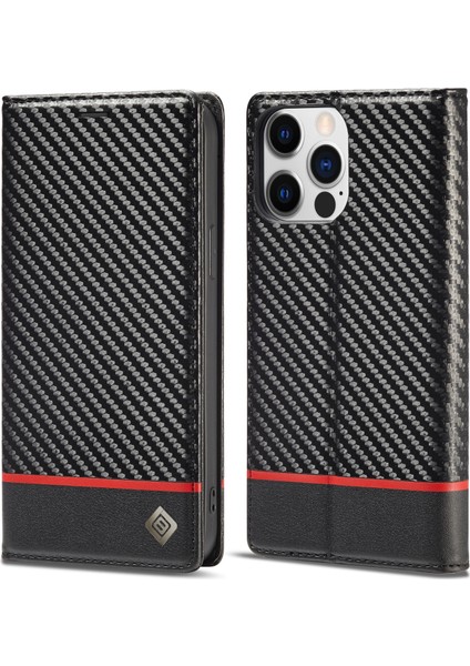 iPhone 14 Pro Max Için Pu + Tpu Deri Kılıf (Yurt Dışından)