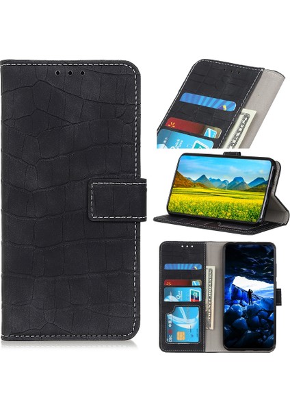 Xiaomi Redmi Note 12 5g Için Timsah Dokulu Pu Kılıf (Yurt Dışından)