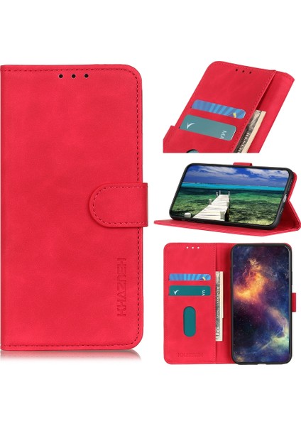 Honor X9A 5g / Magic5 5g Için Retro Dokulu Pu Kılıf (Yurt Dışından)