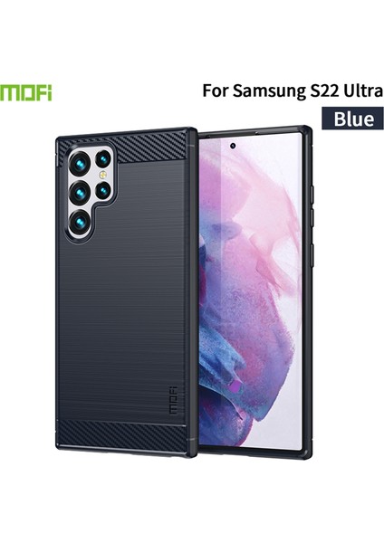 Samsung Galaxy S22 Ultra 5g Için Fırça Karbon Fiber Tpu Kılıf (Yurt Dışından) fırsatları