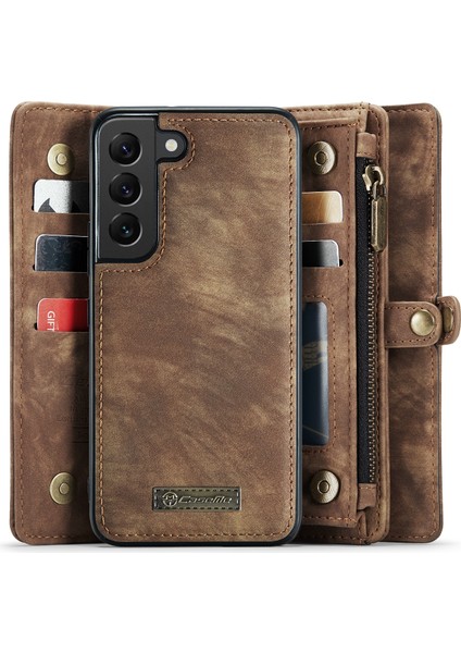 CASEME-008 Samsung Galaxy S22+ 5g Için Deri Kılıf (Yurt Dışından) fırsatları