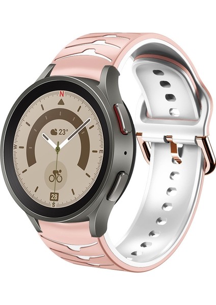 Samsung Galaxy Watch 5 Pro 45MM Için Silikon Watch Band (Yurt Dışından)