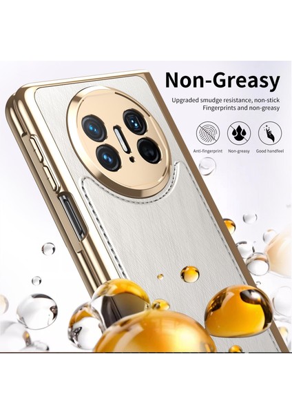 Huawei Mate X5 Için Kaplama Gümüş Brokar Kılıf (Yurt Dışından) fırsatları