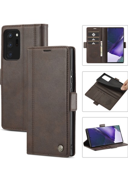 Samsung Galaxy NOTE20 Ultra Lc.ımeeke Pu + Tpu Kılıf Için (Yurt Dışından)
