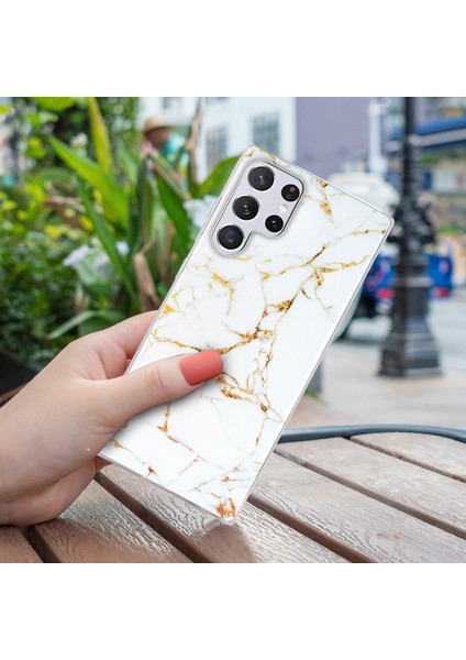 Samsung Galaxy S22 Ultra 5g Için Mermer Tpu Telefon Kılıfı (Yurt Dışından) indirimleri