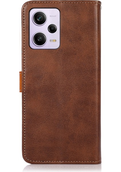 Xiaomi Redmi Note 12 Pro+ Çin Için Sığır Derisi Dokulu Pu Kılıf (Yurt Dışından) indirimleri