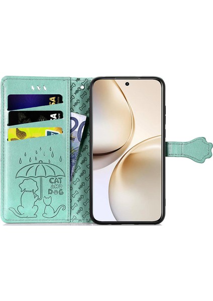 Realme 14 Pro+ Için Kedi ve Köpek Kabartmalı Kılıf (Yurt Dışından) fırsatları