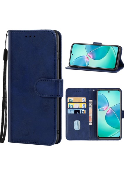 Infinix Hot 12 Play Için Deri Telefon Kılıfı (Yurt Dışından)