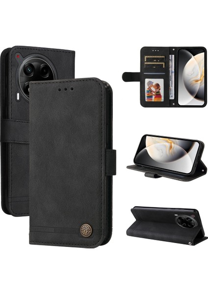 Tecno Camon 30 4g / 5g Için Pu Telefon Kılıfı (Yurt Dışından)