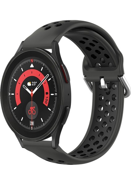 Samsung Galaxy Watch 5 Pro 45MM Için 20MM Silikon Kayış (Yurt Dışından)