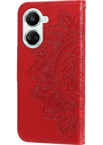 Huawei Nova 10 Se Için Çiçekler Pu Kılıf (Yurt Dışından) modelleri