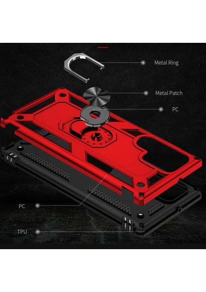 Samaung Galaxy S22 Ultra 5g Için Darbeye Dayanıklı Tpu + Pc Kılıfı (Yurt Dışından) modelleri