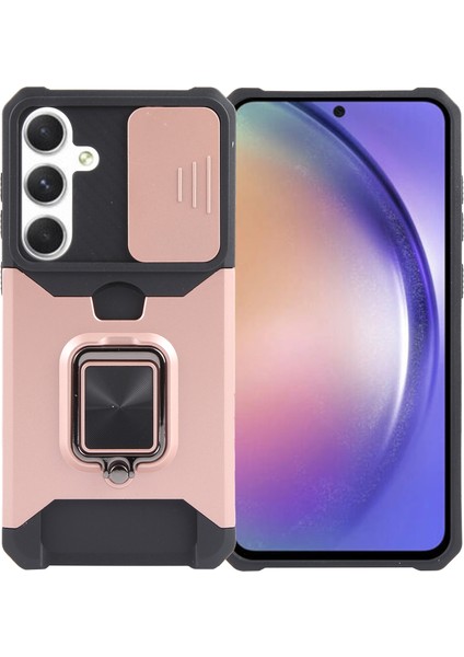 Samsung Galaxy A55 Için Kart Yuvası Pc + Tpu Telefon Kılıfı (Yurt Dışından)