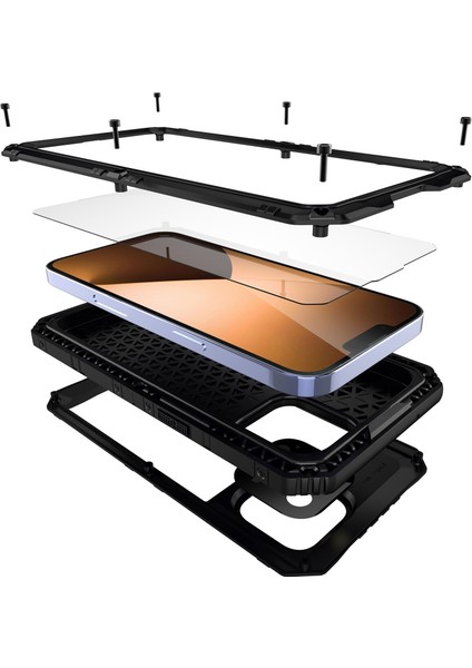 iPhone 14 Pro Için Sağlam Su Geçirmez Telefon Kılıfı (Yurt Dışından) modelleri
