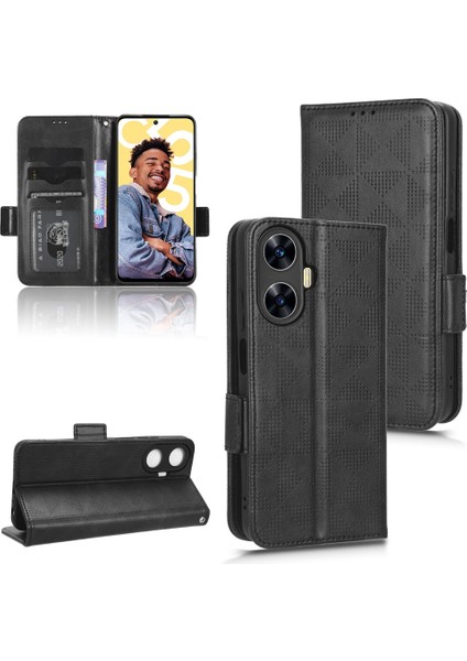 Realme C55 4g Için Deri Telefon Kılıfı (Yurt Dışından)