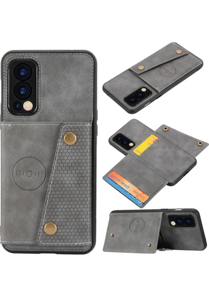 Oneplus Nord 2 5g Için Pu + Tpu Kılıf (Yurt Dışından)