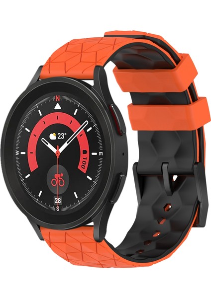 Samsung Galaxy Watch 5 Pro 45MM Için Silikon Kayış (Yurt Dışından)