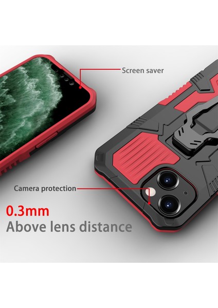 iPhone 13 Için Pc + Tpu Koruyucu Kılıf (Yurt Dışından) modelleri