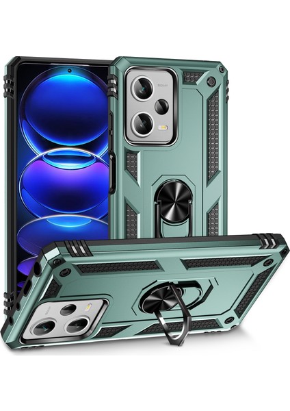 Xiaomi Redmi Note 12 Pro+ Için Darbeye Dayanıklı Tpu + Pc Kılıfı (Yurt Dışından)