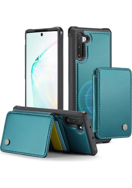 Samsung Galaxy NOTE10 5g Için Manyetik Kart Çantası Pu Kılıf (Yurt Dışından)