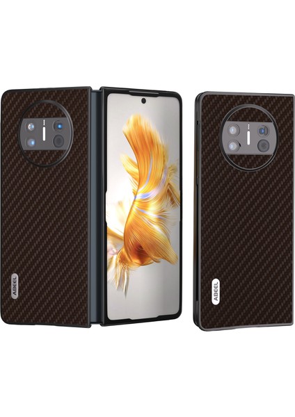 Huawei Mate X3 Için Abe Karbon Fiber Doku Kılıf (Yurt Dışından)