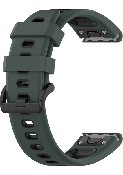 Garmin Fenix ​​7 / Epıx Için 22MM Iki Renkli Silikon Saat Bandı (Yurt Dışından) fiyatları