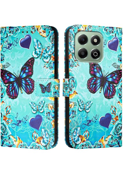 Honor X6B Için Boyama Deri Telefon Kılıfı (Yurt Dışından) modelleri