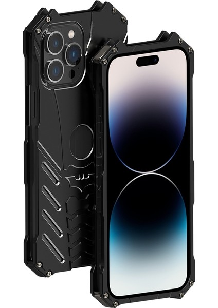 iPhone 14 Pro Için R-Just Batman Metal Telefon Kılıfı (Yurt Dışından)