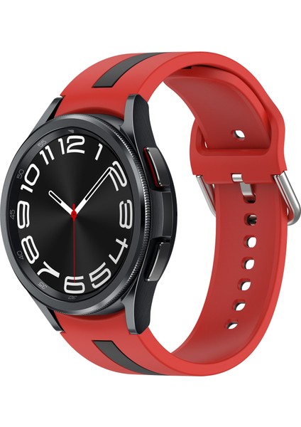 Samsung Galaxy Watch 6 Classic 47MM Için Silikon Kayış (Yurt Dışından)